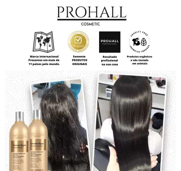 Shampoo Ultra Nutritivo Extreme Repais Prohall 1L