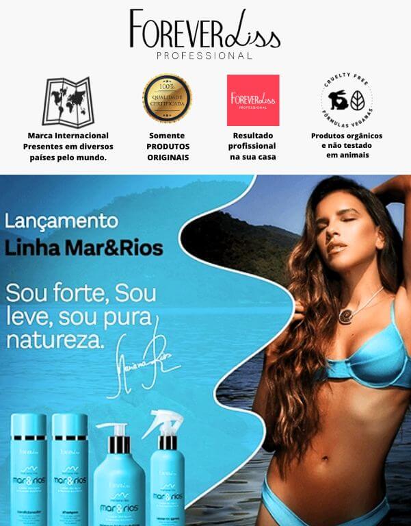 Máscara Capilar Hidronutritiva Mar&Rios Forever Liss 250g