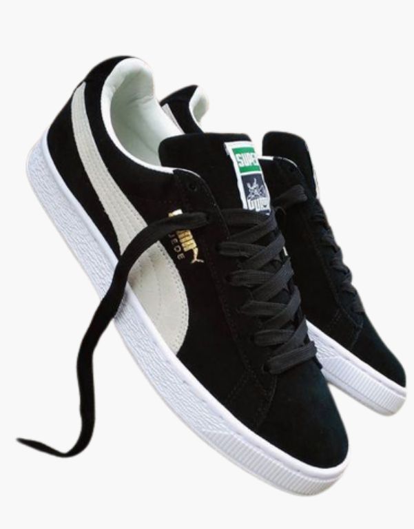 Tênis Puma Smash v2 Preto e Branco