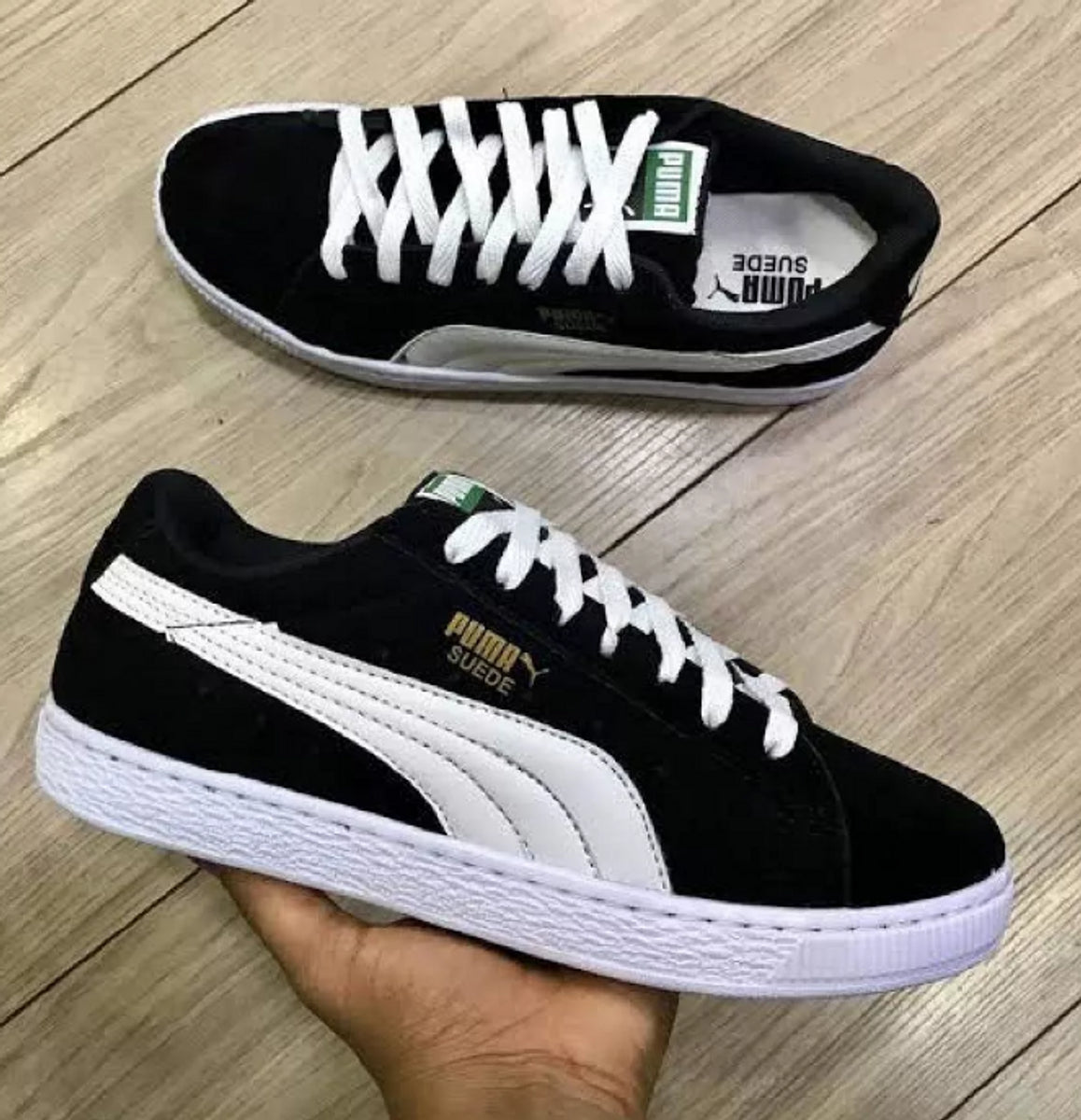 Tênis Puma Smash v2 Preto e Branco