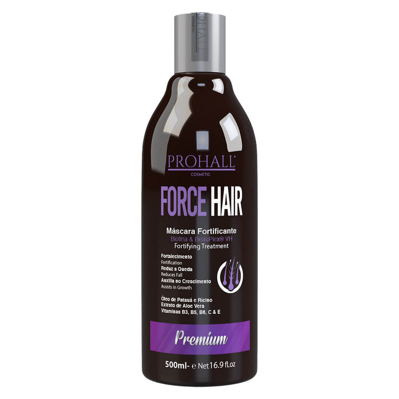 Máscara Fortificante Anti Queda Force Hair Prohall 500ml