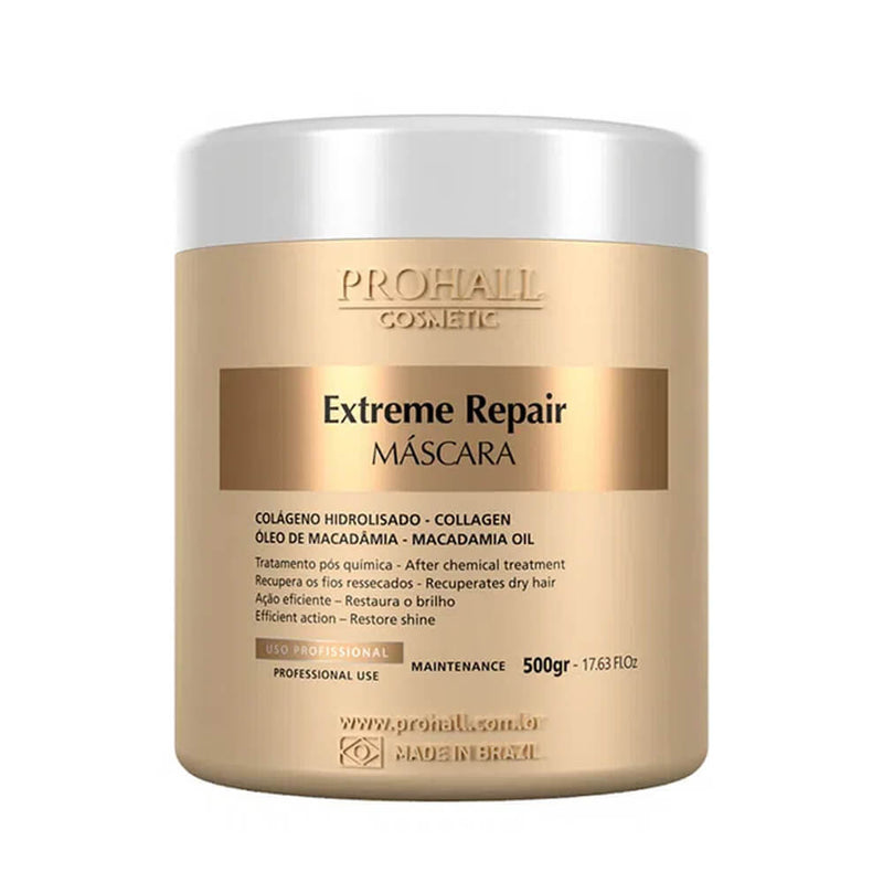 Máscara Reparadora Extreme Repair Prohall 500g