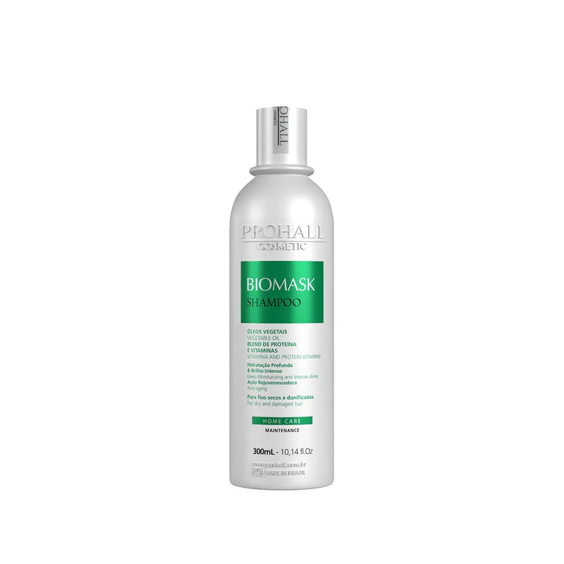 Shampoo Nutrição e Limpeza Profunda Home Care - Biomask Prohall 300ml