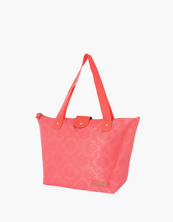 Bolsa Dobrável Essencial II Salmão - www.tpmdeofertas.com.br