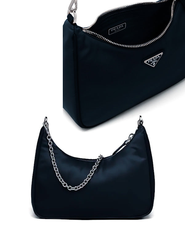 Bolsa Feminina Prada Re-Edition Preta - www.tpmdeofertas.com.br