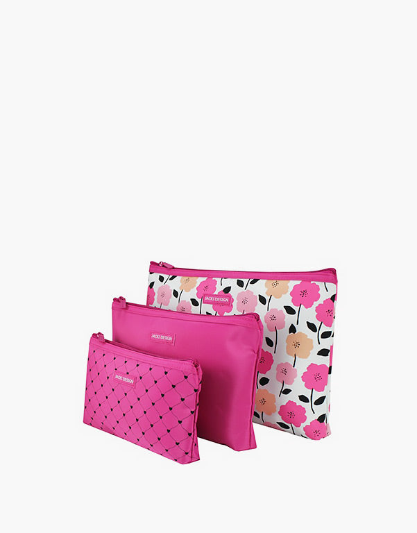 Kit: Necessaire Pink Lover Jacki Design Rosa - www.tpmdeofertas.com.br