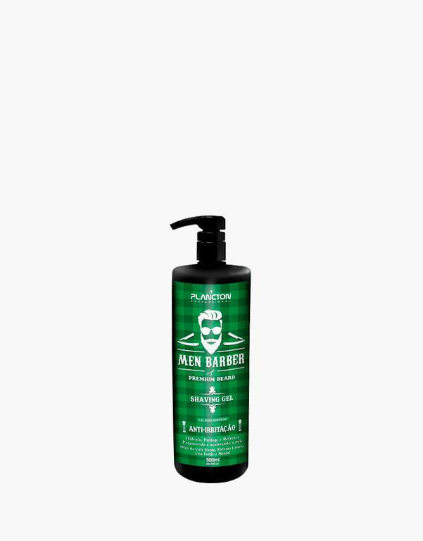 Plancton Men Barber Shaving Gel 500 ml - www.tpmdeofertas.com.br