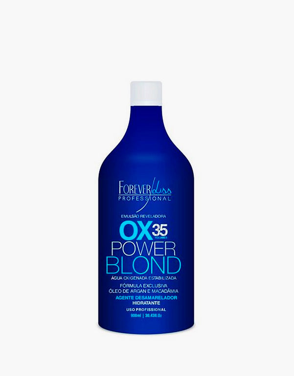 Forever Liss Power Blond Ox 35 Vol 900 ml - www.tpmdeofertas.com.br