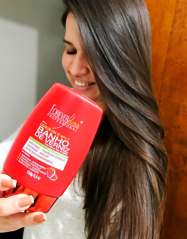 Forever Liss Banho de Verniz Morango Brilho Extremo - www.tpmdeofertas.com.br