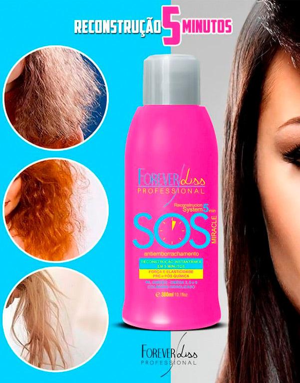 Forever Liss Sos Antiemborrachamento Reconstrutor 300 ml - www.tpmdeofertas.com.br